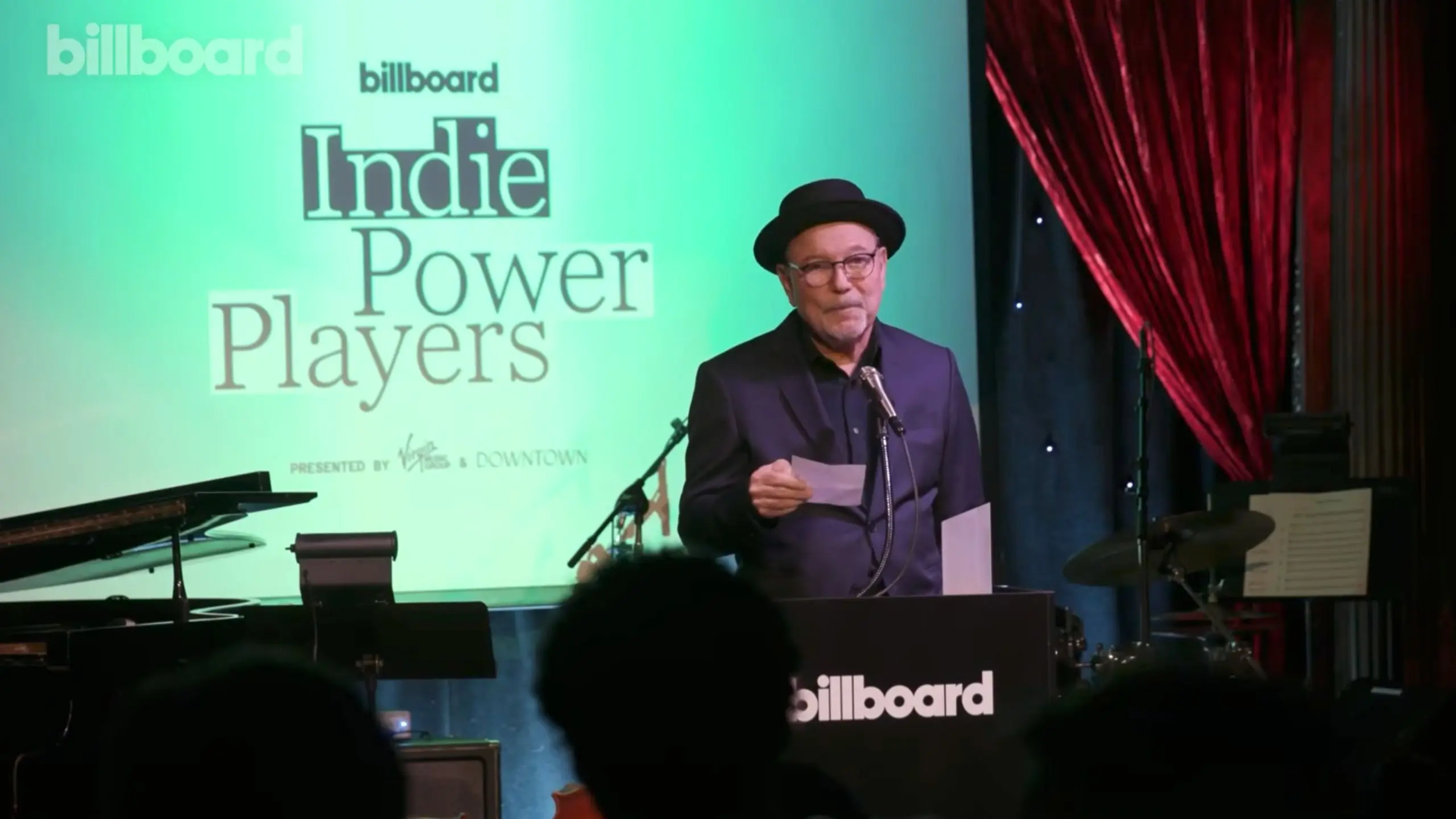 Rubén Blades fue honrado con el Premio Ícono de Billboard durante la celebración del evento Indie Power Players 2026