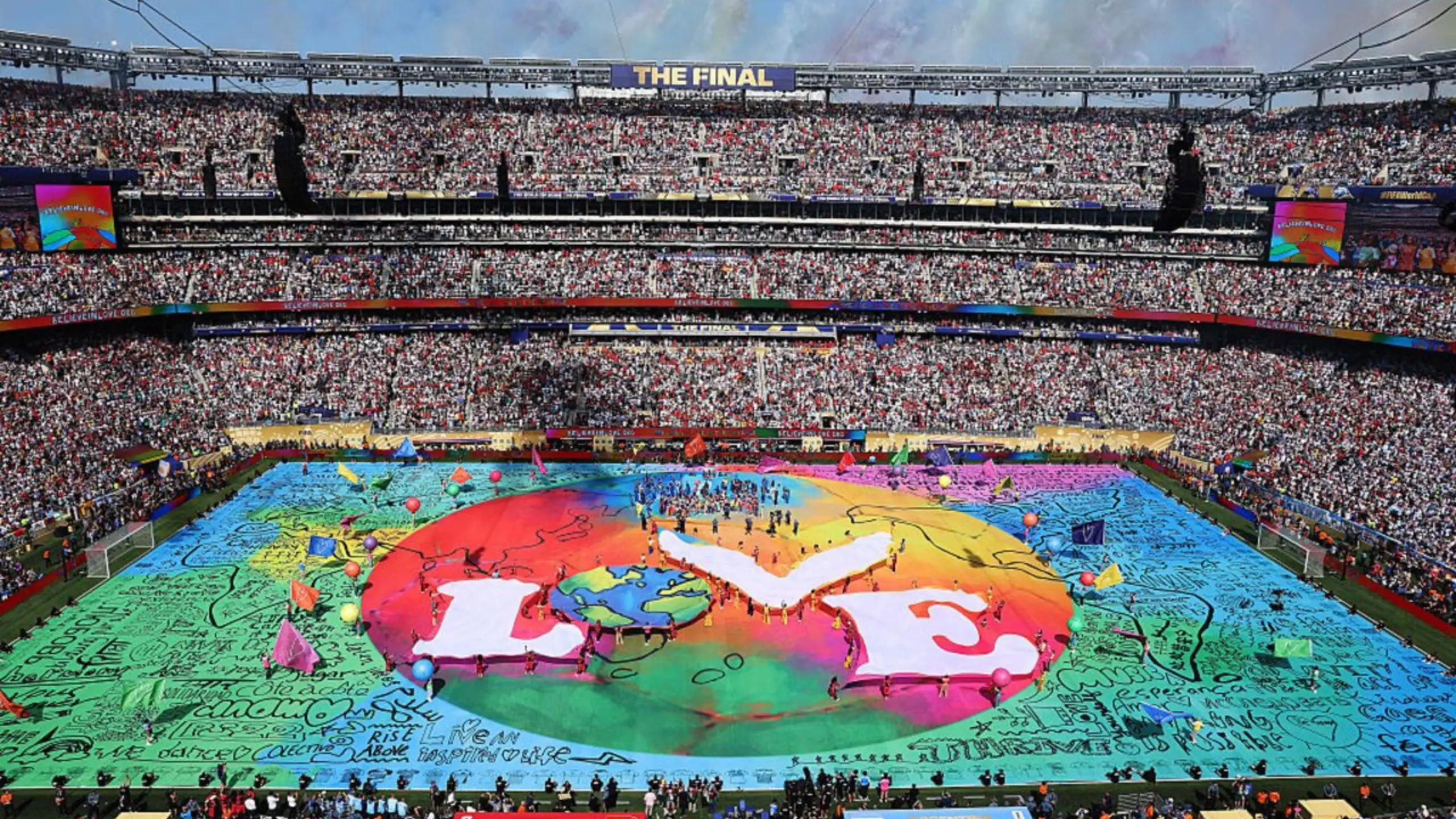 La gran final del Mundial de fútbol 2026 en el Estadio MetLife, al más puro estilo del Super Bowl, fue el primer show de medio tiempo en una final de Copa del Mundo.